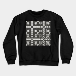 Mediterranean Tile Pattern Crewneck Sweatshirt